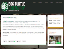 Tablet Screenshot of bogturtlebrewery.com